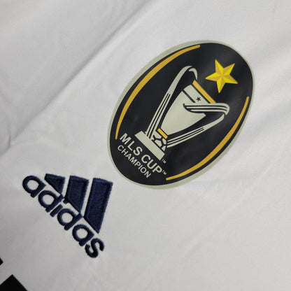 Camisa LA Galaxy I 2012  Retrô Manga Longa (Sob encomenda)