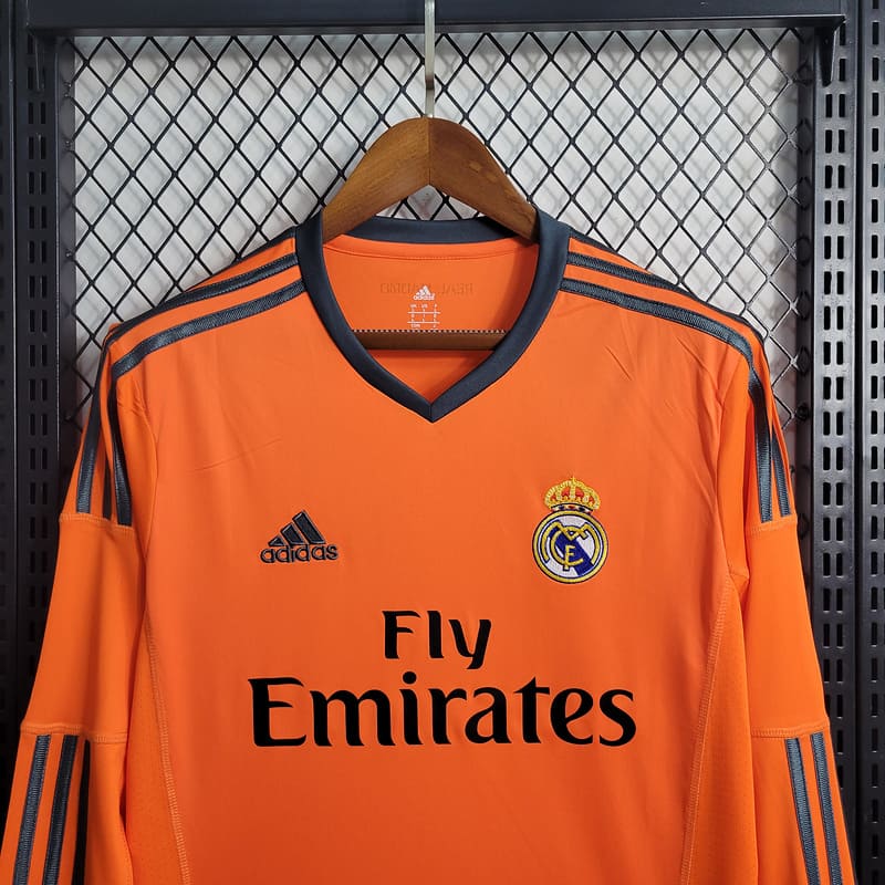 Camisa Real Madrid III 13/14 Retrô Manga Longa (Sob encomenda)