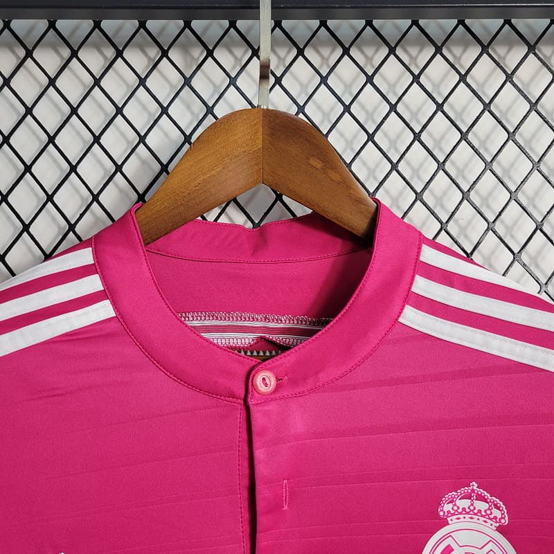 Camisa Real Madrid II 14/15 Retrô Manga Longa (Sob encomenda)