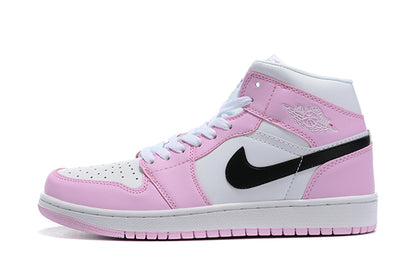 Tênis Jordan 1 Mid Barely Rose (Sob encomenda)