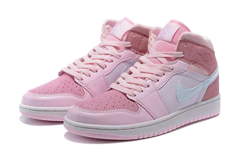 Tênis Jordan 1 Mid Digital Pink (Sob encomenda)