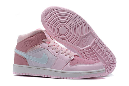 Tênis Jordan 1 Mid Digital Pink (Sob encomenda)