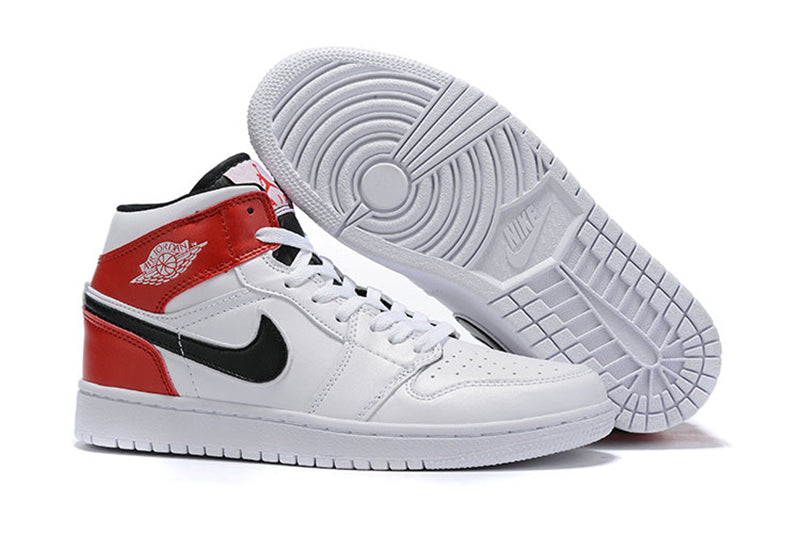 Tênis Jordan 1 Mid White Chicago (Sob encomenda)