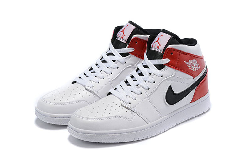 Tênis Jordan 1 Mid White Chicago (Sob encomenda)