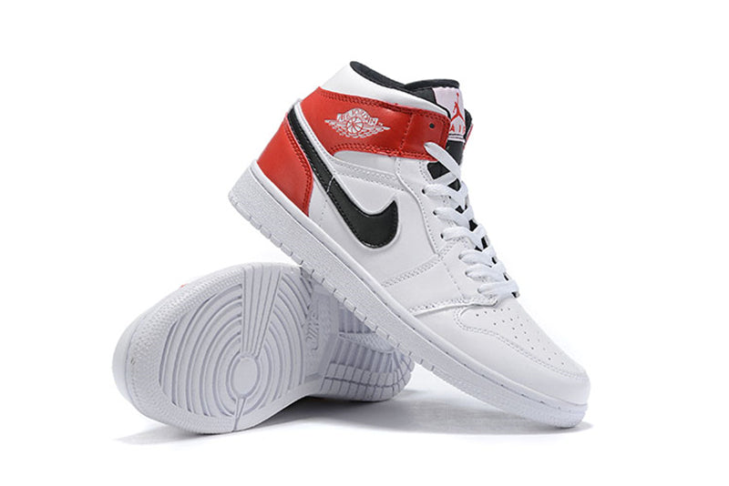 Tênis Jordan 1 Mid White Chicago (Sob encomenda)