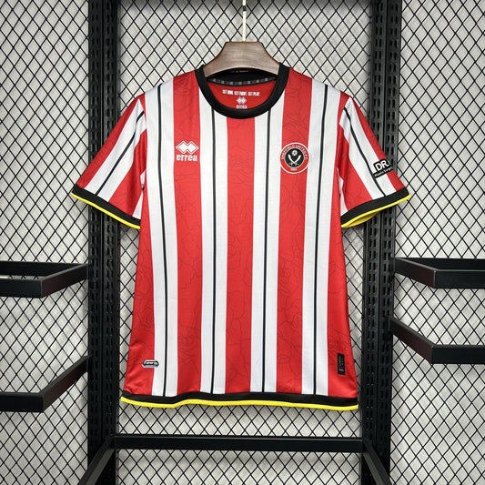 Camisa Sheffield United I 24/25 Torcedor (Sob encomenda)