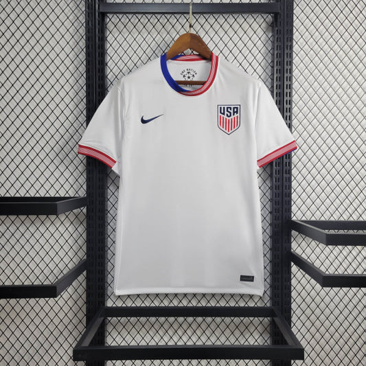 Camisa Estados Unidos I 2024 Torcedor (Sob encomenda)