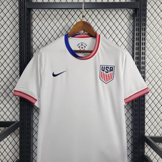 Camisa Estados Unidos I 2024 Torcedor (Sob encomenda)