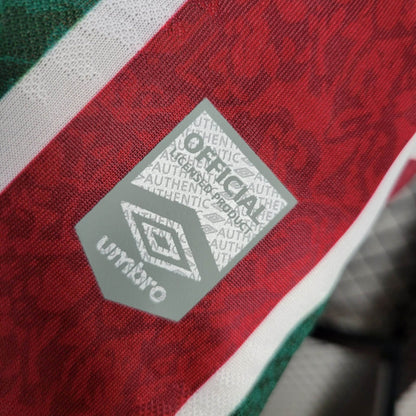 Camisa Fluminense I 24/25 Torcedor com Patchs e Patrocínio Master (Sob encomenda)