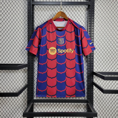 Camisa Barcelona Pré-Jogo 24/25 Torcedor (Sob encomenda)