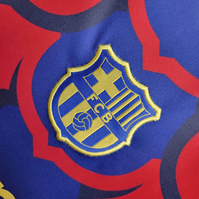 Camisa Barcelona Pré-Jogo 24/25 Torcedor (Sob encomenda)