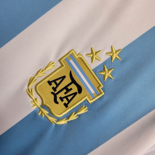 Camisa Argentina I 2022 Torcedor Manga Longa (Sob encomenda)