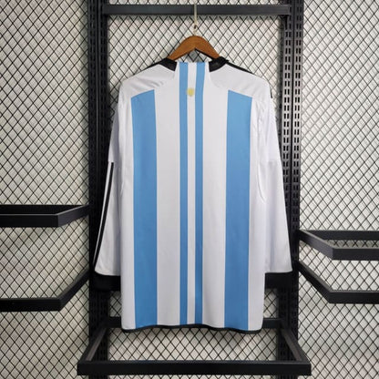 Camisa Argentina I 2022 Torcedor Manga Longa (Sob encomenda)