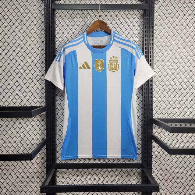 Camisa Argentina I 2024 Torcedor com Patch (Sob encomenda)