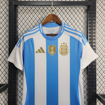 Camisa Argentina I 2024 Torcedor com Patch (Sob encomenda)