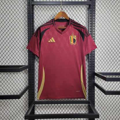 Camisa Bélgica I 2024 Torcedor (Sob encomenda)