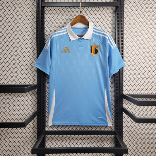 Camisa Bélgica II 2024 Torcedor (Sob encomenda)