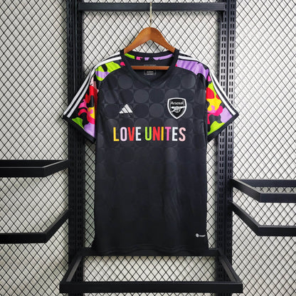 Camisa Arsenal 'Love Unites' 24/25 Torcedor (Sob encomenda)