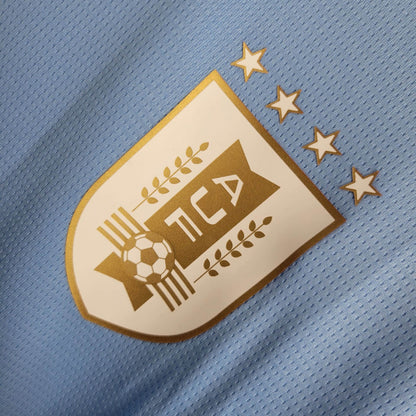 Camisa Uruguai I 2024 Torcedor (Sob encomenda)