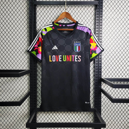 Camisa Itália 'Love Unites' 2024 Torcedor (Sob encomenda)