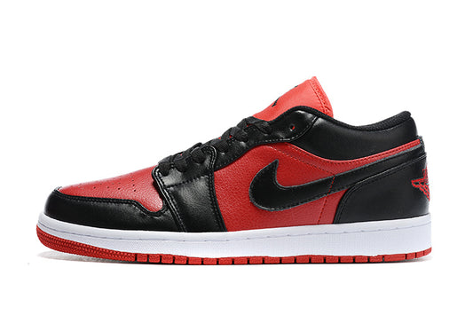 Tênis Jordan 1 Low Black Gym Red (Sob encomenda)