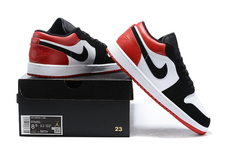 Tênis Jordan 1 Low Black Toe (Sob encomenda)