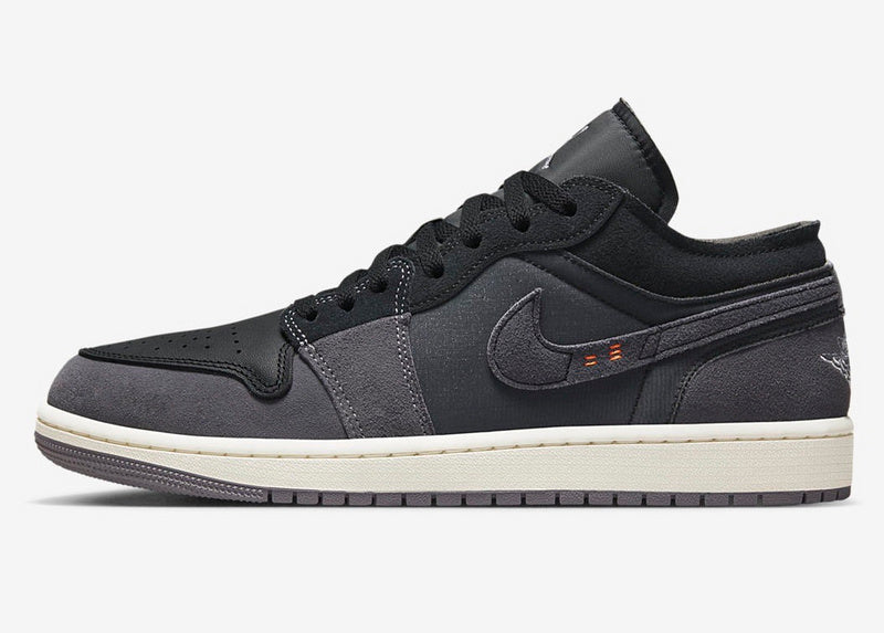 Tênis Jordan 1 Low Craft Inside Out Black (Sob encomenda)