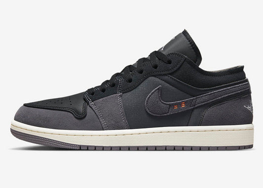 Tênis Jordan 1 Low Craft Inside Out Black (Sob encomenda)