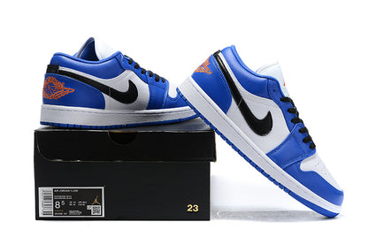 Tênis Jordan 1 Low Hyper Royal Orange Peel (Sob encomenda)