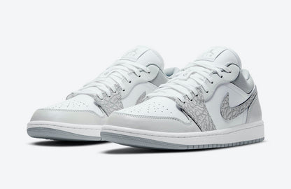 Tênis Jordan 1 Low PRM Smoke Grey Elephant (Sob encomenda)