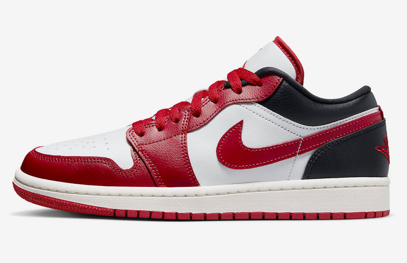 Tênis Jordan 1 Low Reverse Black Toe (Sob encomenda)