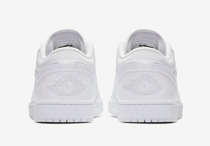 Tênis Jordan 1 Low Triple White (Sob encomenda)