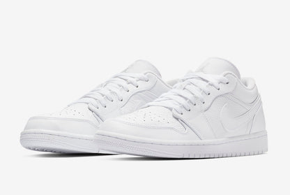 Tênis Jordan 1 Low Triple White (Sob encomenda)