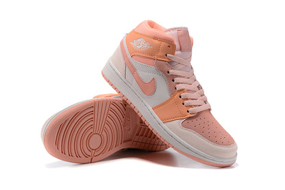 Tênis Jordan 1 Mid Apricot Orange (Sob encomenda)