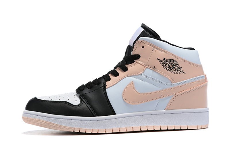 Tênis Jordan 1 Mid Arctic Orange Black Toe (Sob encomenda)