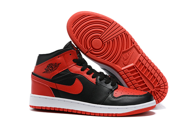 Tênis Jordan 1 Mid Banned (Sob encomenda)