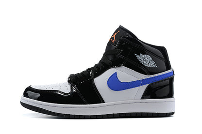 Tênis Jordan 1 Mid Black Racer Blue White (Sob encomenda)