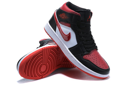 Tênis Jordan 1 Mid Bred Toe (Sob encomenda)