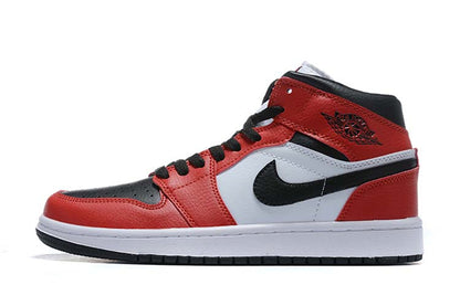 Tênis Jordan 1 Mid Chicago Toe (Sob encomenda)