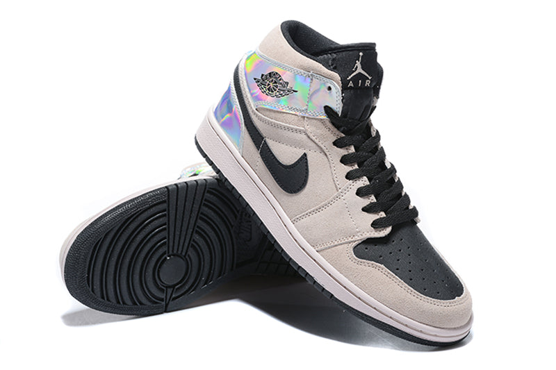 Tênis Jordan 1 Mid Dirty Powder Iridescent (Sob encomenda)