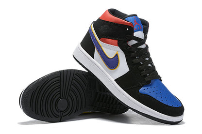 Tênis Jordan 1 Mid Lakers Top 3 (Sob encomenda)