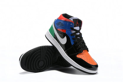 Tênis Jordan 1 Mid Multi Patent (Sob encomenda)