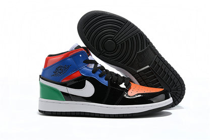 Tênis Jordan 1 Mid Multi Patent (Sob encomenda)