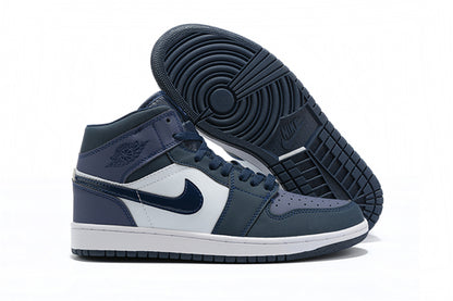 Tênis Jordan 1 Mid Obsidian Sanded Purple (Sob encomenda)