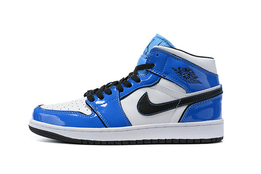 Tênis Jordan 1 Mid Signal Blue (Sob encomenda)