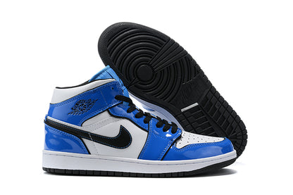 Tênis Jordan 1 Mid Signal Blue (Sob encomenda)