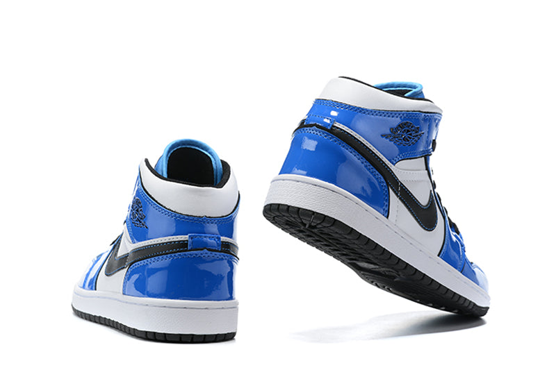 Tênis Jordan 1 Mid Signal Blue (Sob encomenda)