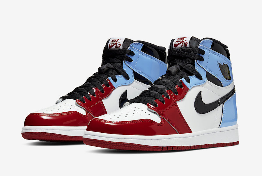 Tênis Jordan 1 Retro High Fearless UNC Chicago (Sob encomenda)