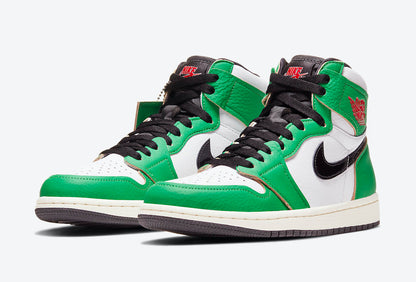 Tênis Jordan 1 Retro High Lucky Green (Sob encomenda)