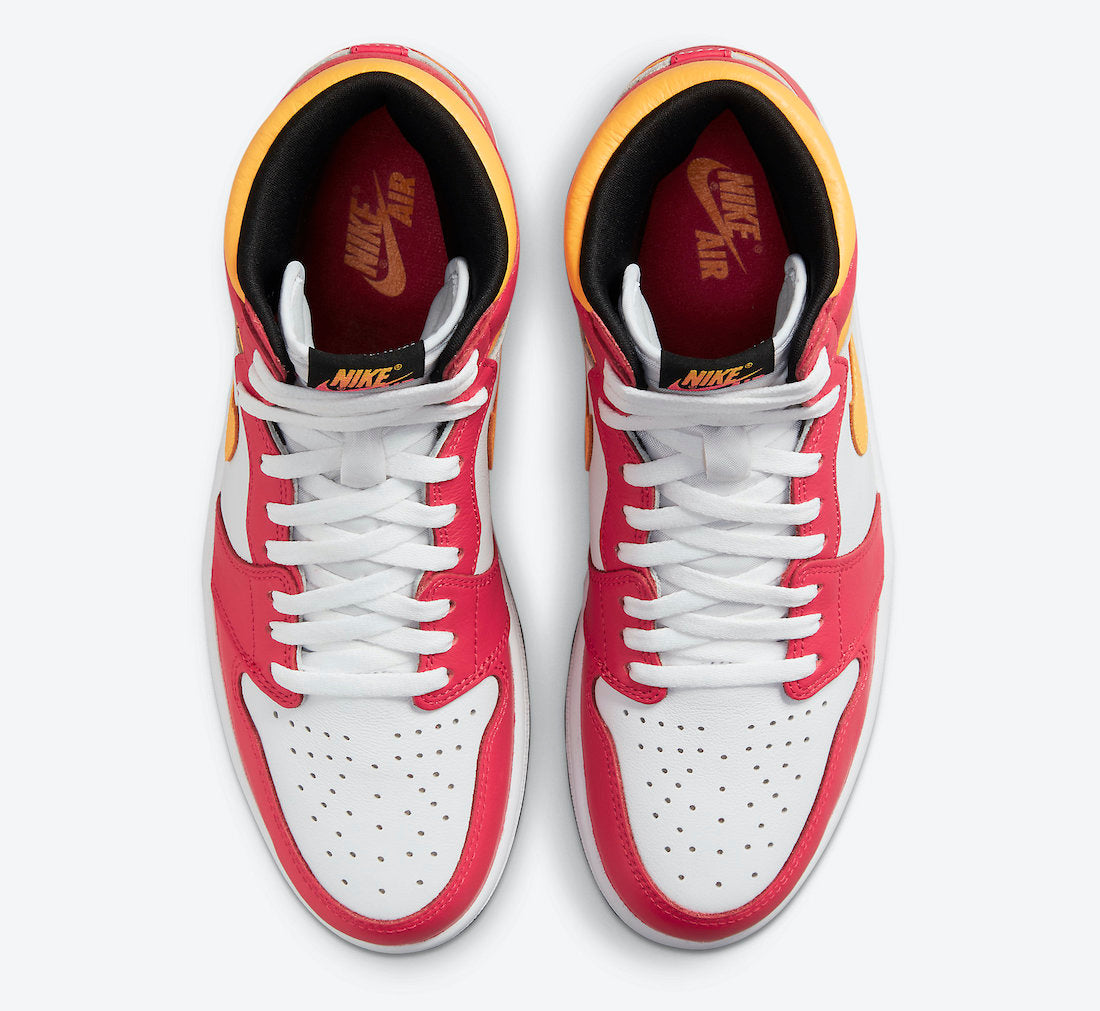 Tênis Jordan 1 Retro High OG Light Fusion Red (Sob encomenda)